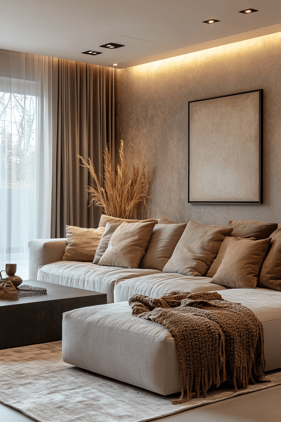 modern minimalist living room