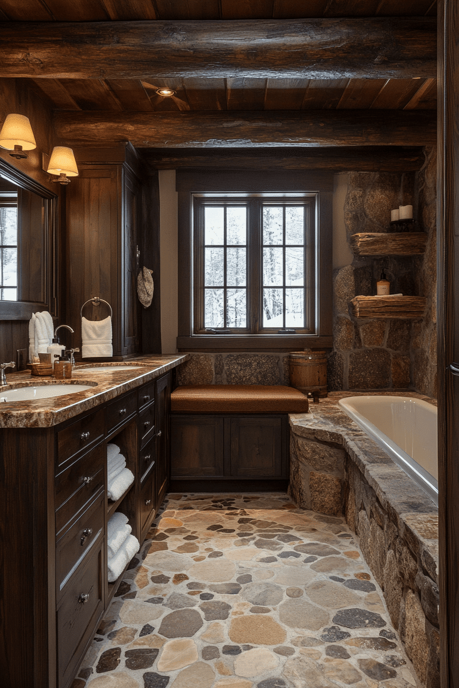 Rustic Bathroom Designs