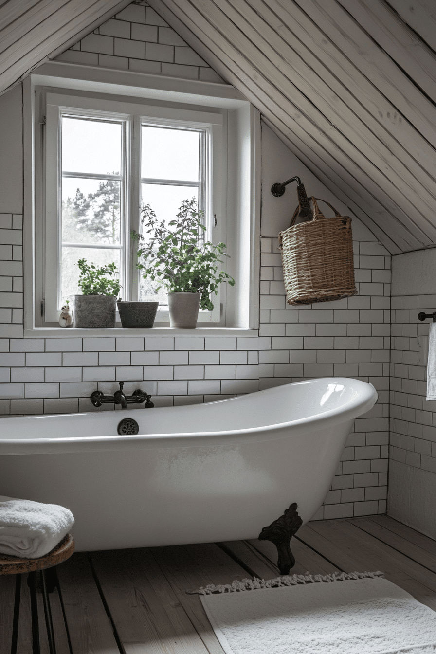 scandi bathroom