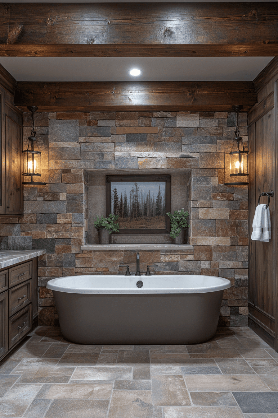 Rustic Bathroom Designs