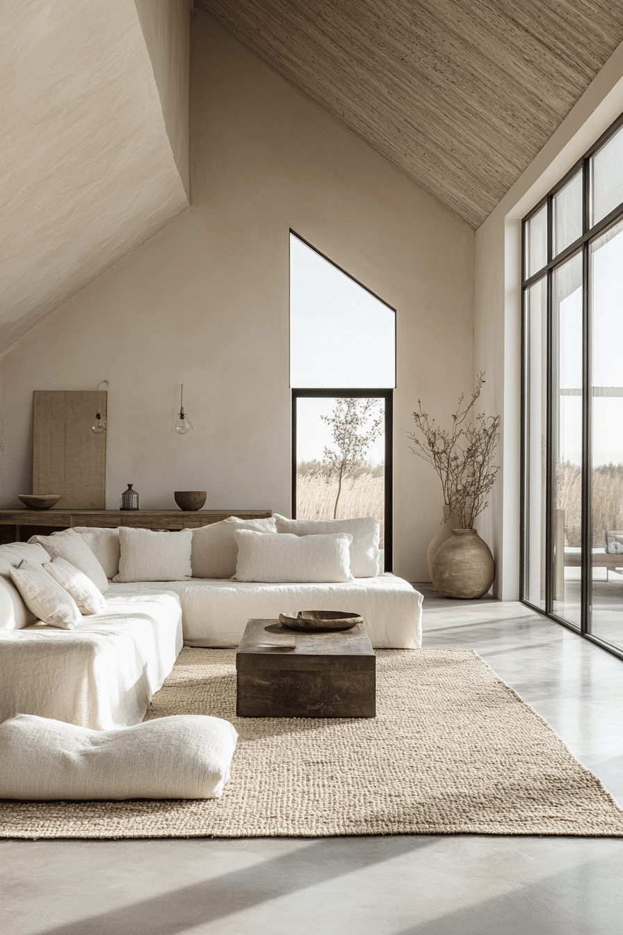 modern minimalist living room