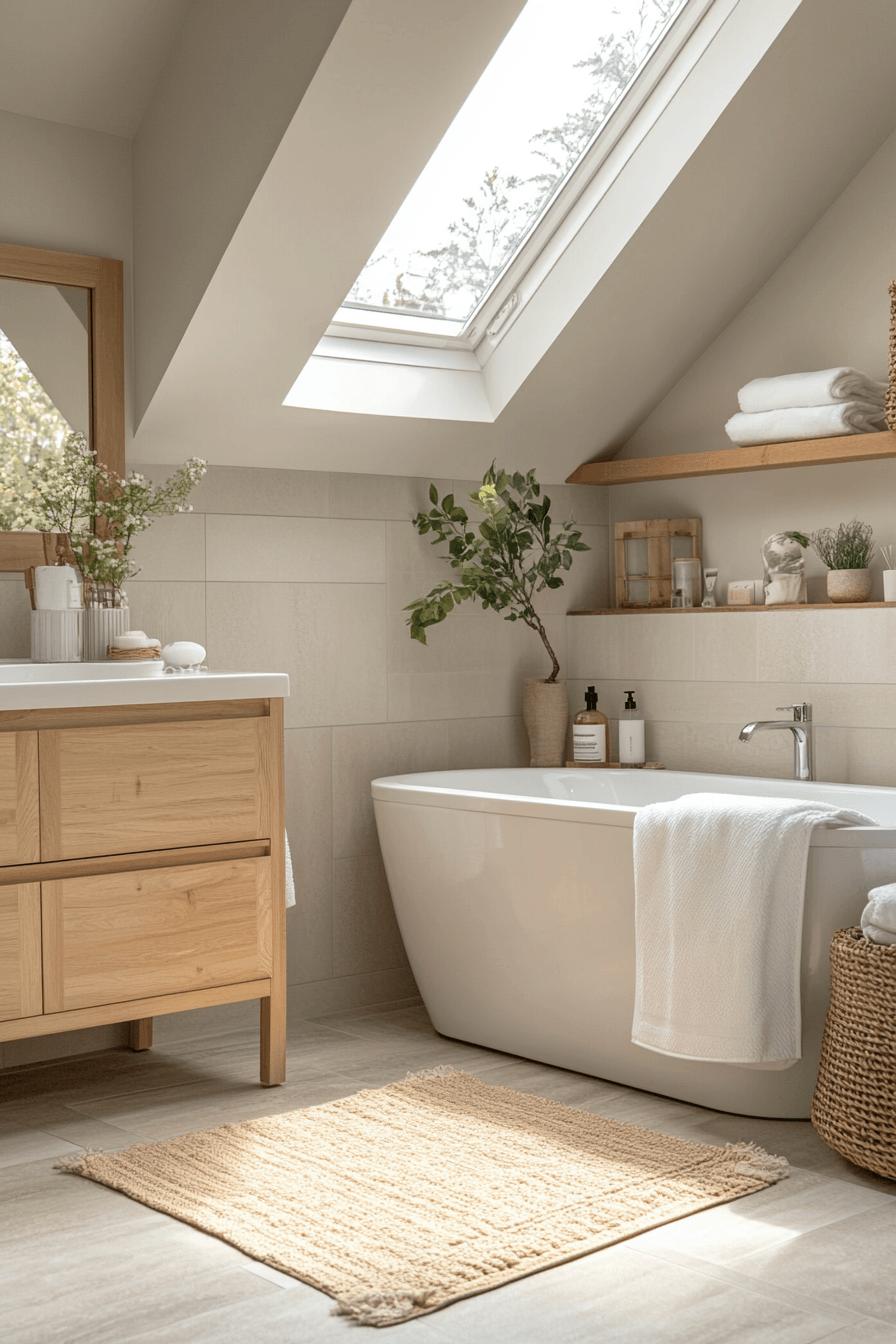 scandi bathroom