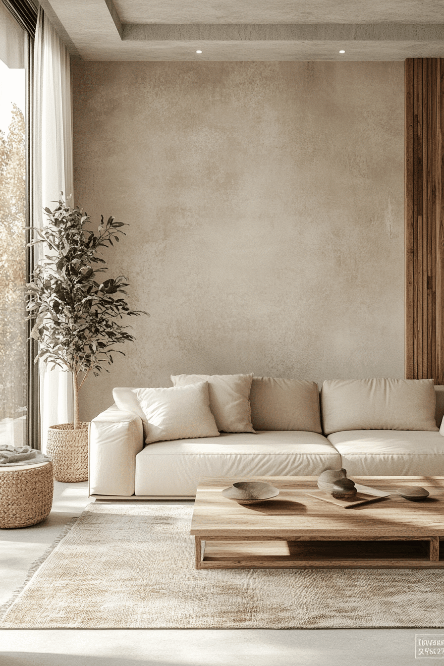 modern minimalist living room