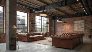 industrial living room