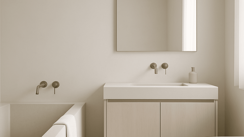 minimalist bathroom