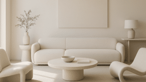 modern minimalist living room