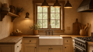 rustic farmhouse kitchen