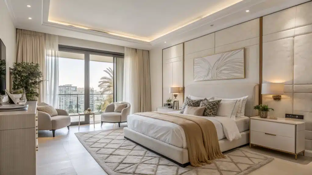 modern bedroom interior