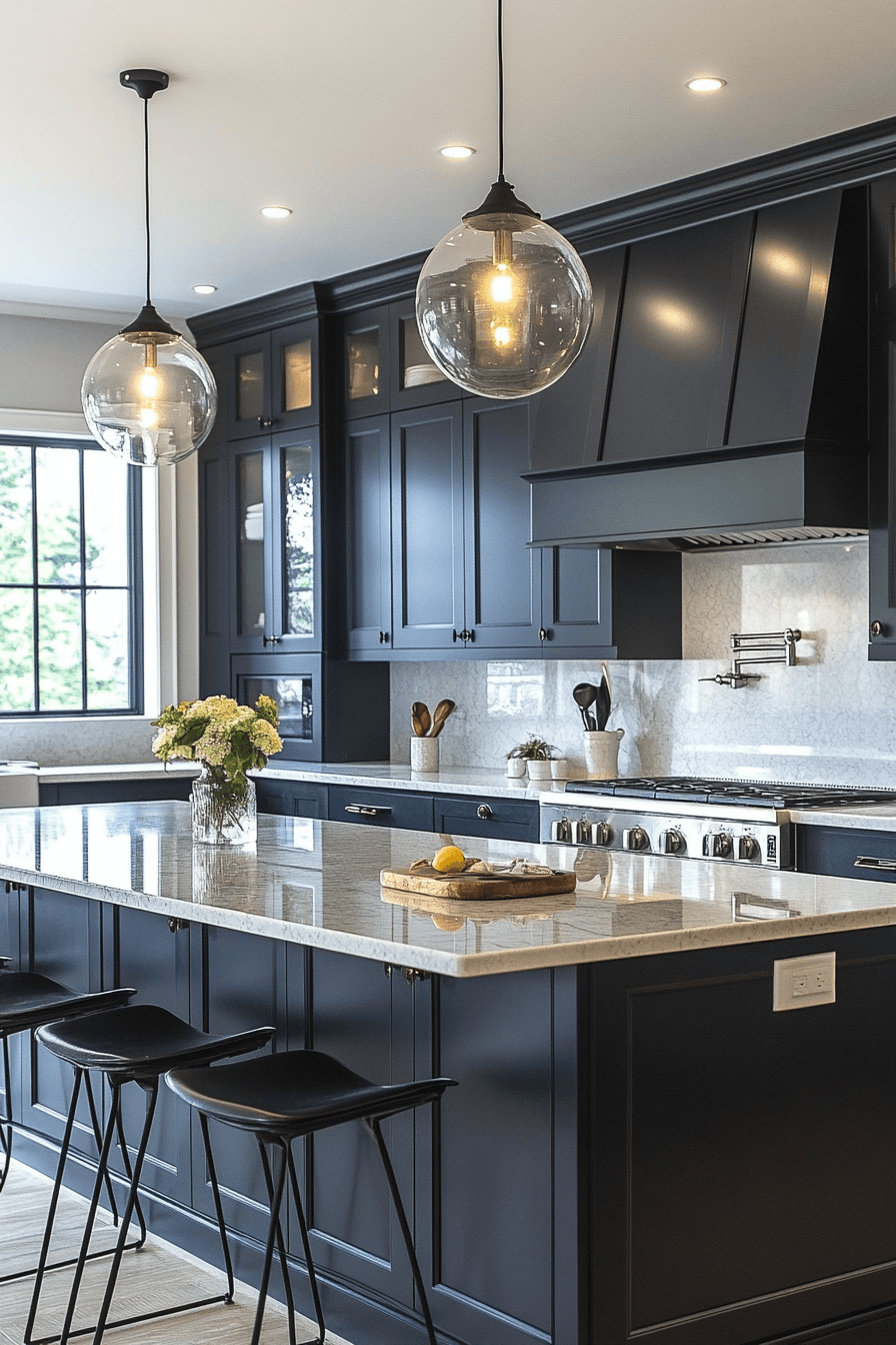 Dark Kitchen Cabinets