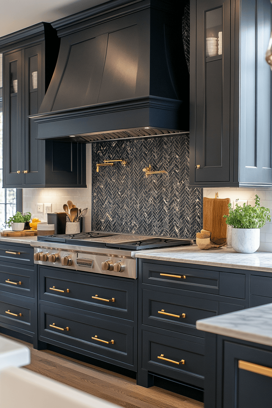 Dark Kitchen Cabinets