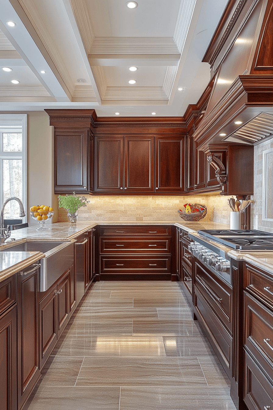 Dark Kitchen Cabinets