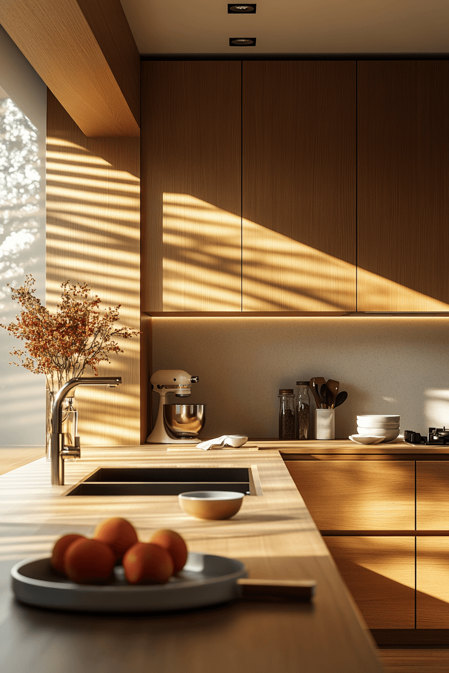 Wood Kitchen Cabinets