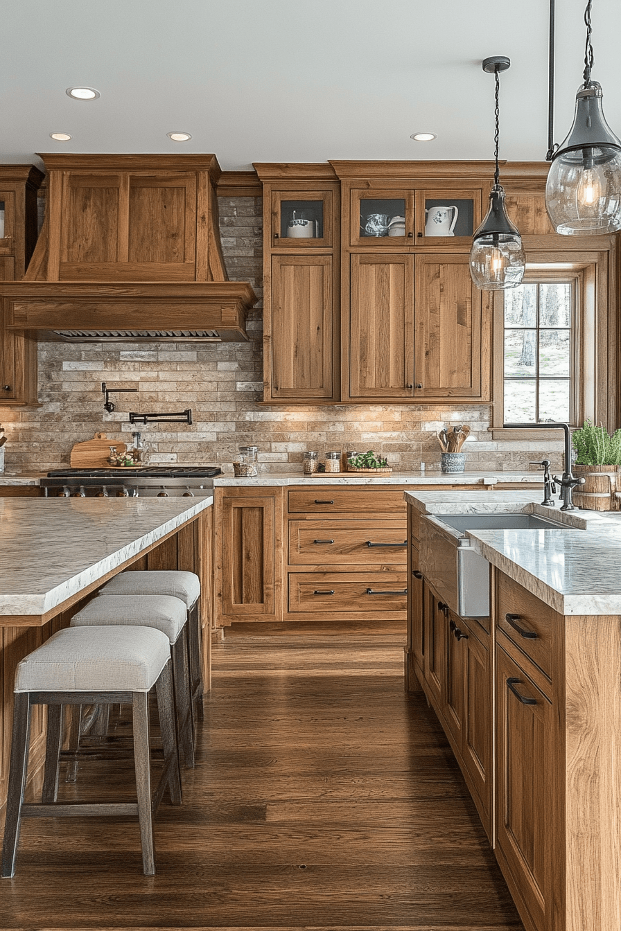 Wood Kitchen Cabinets