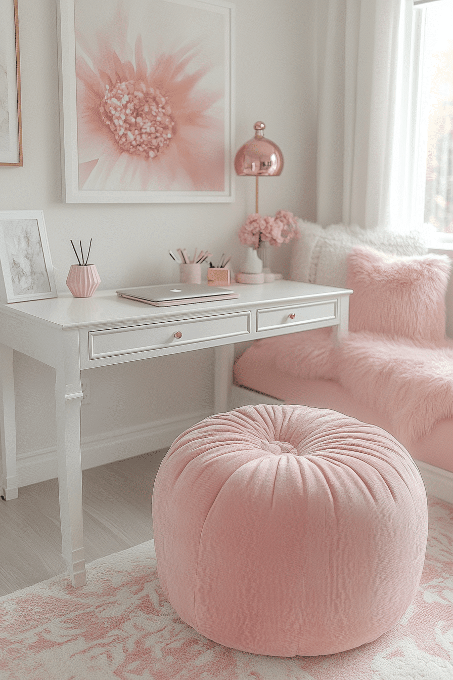 Pink Dorm Room Decor
