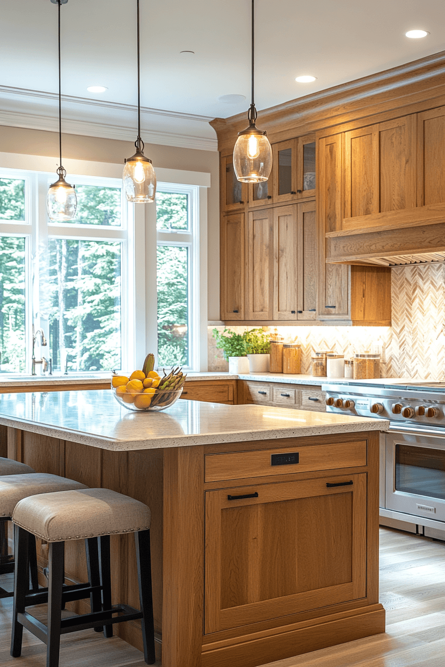 Wood Kitchen Cabinets