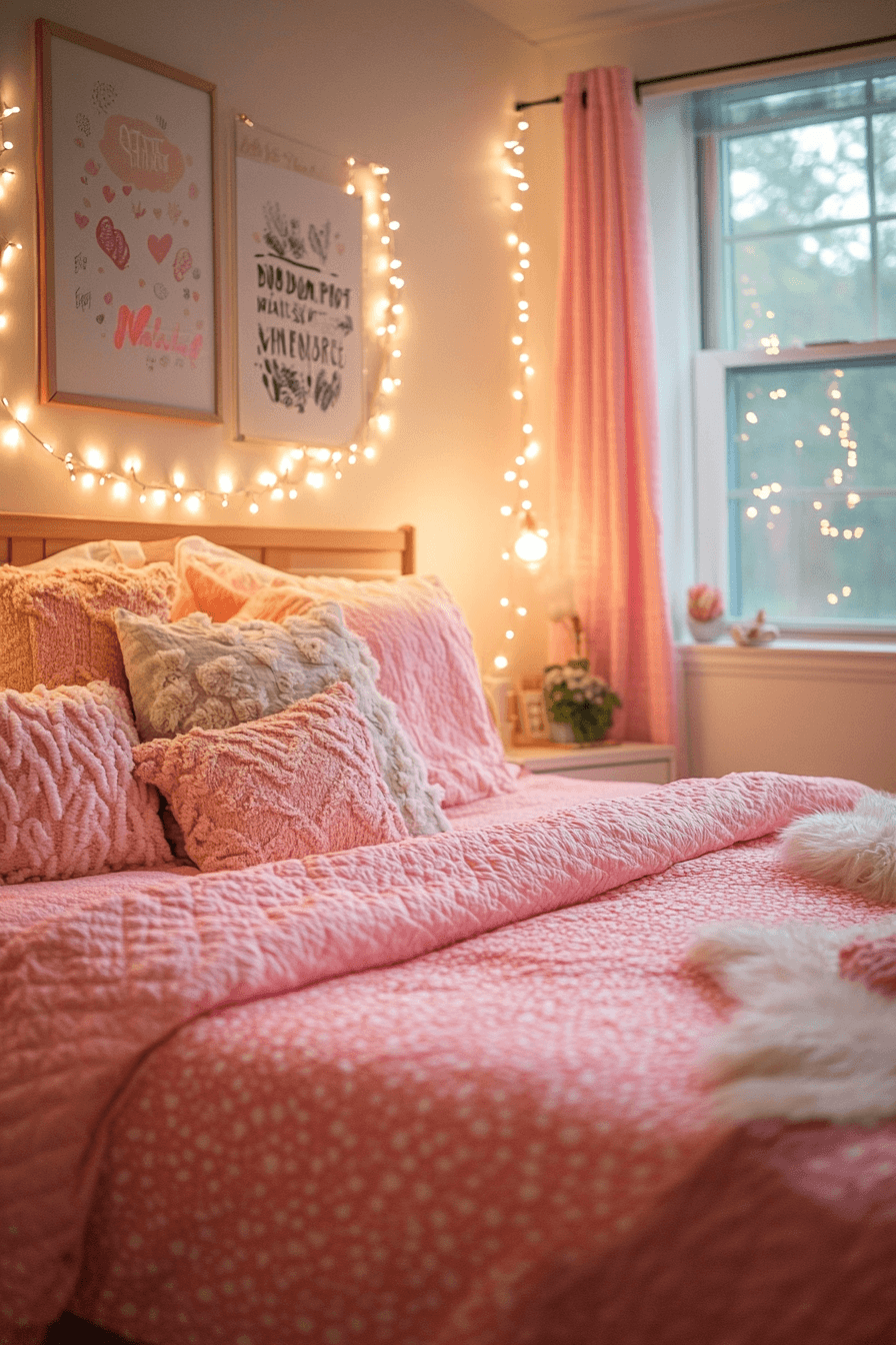Pink Dorm Room Decor