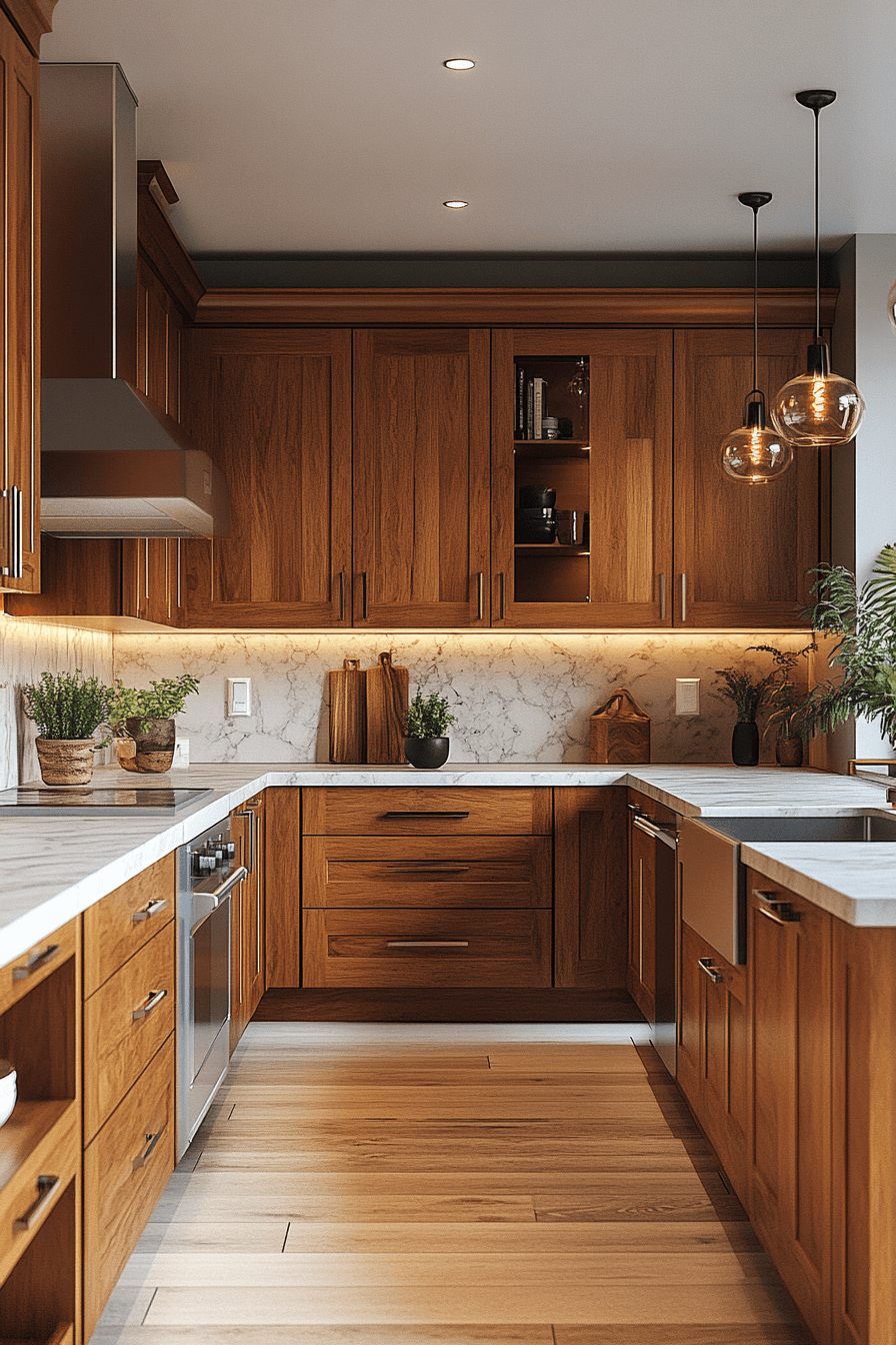 Wood Kitchen Cabinets