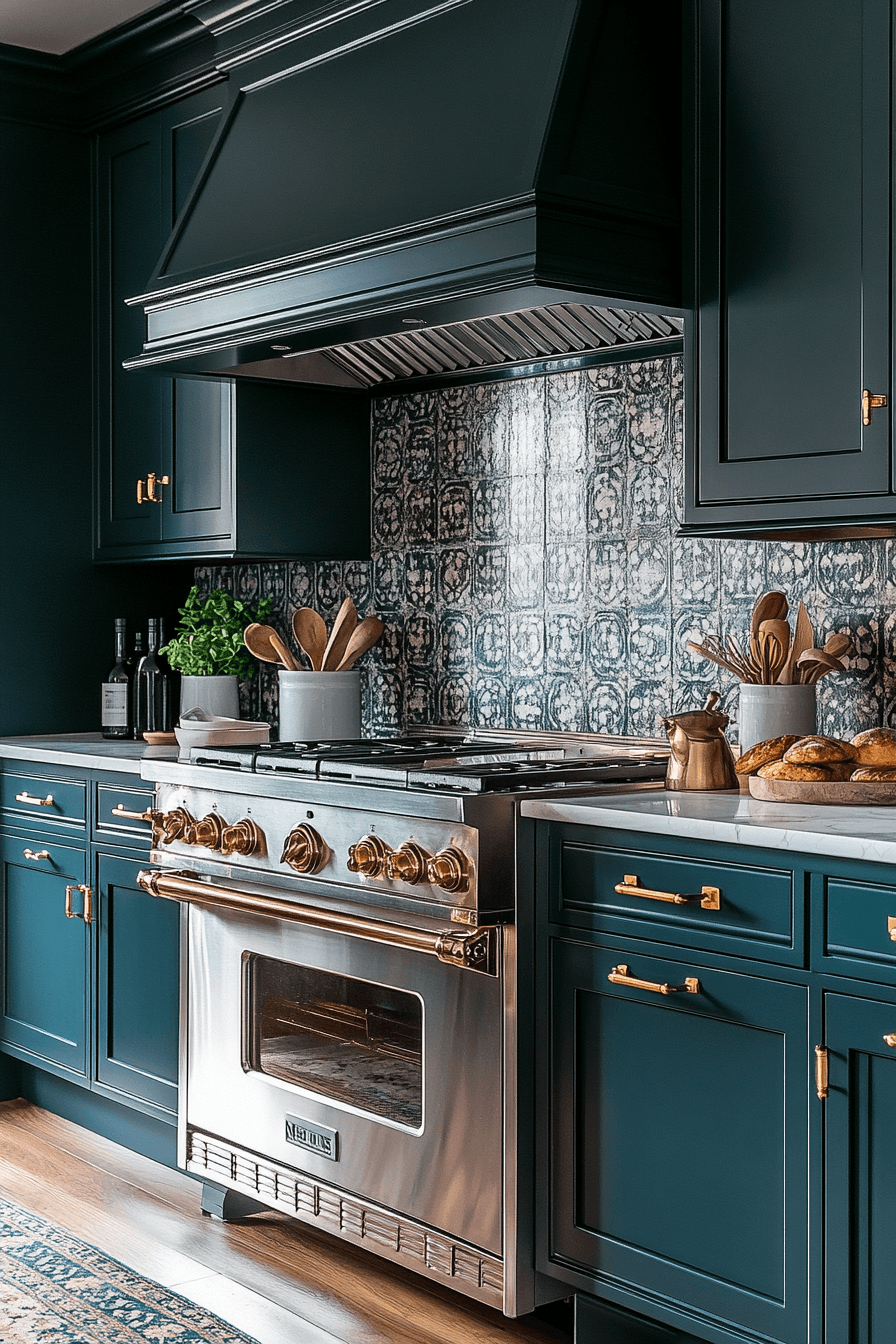 Green Kitchen Cabinet