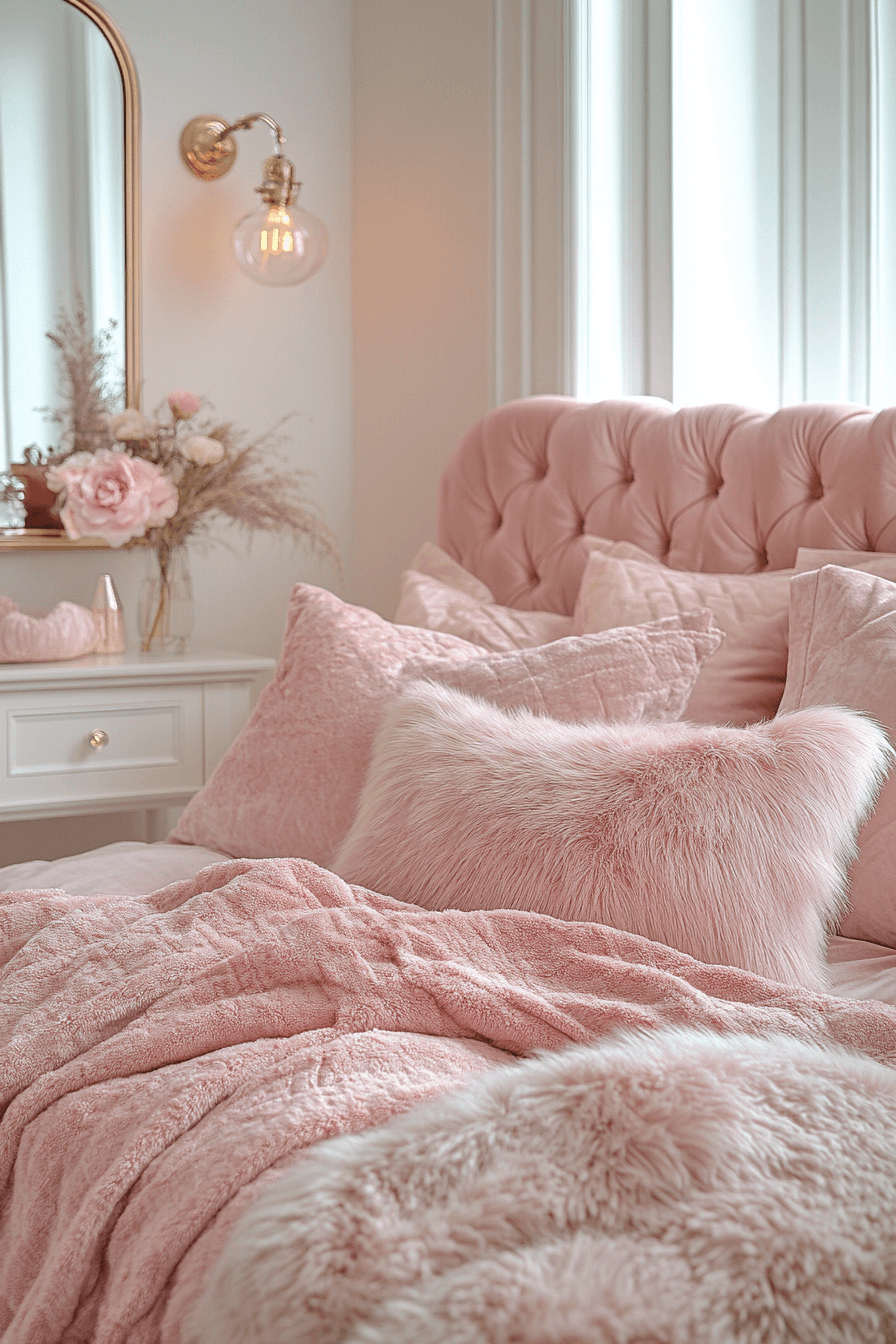 Pink Dorm Room Decor