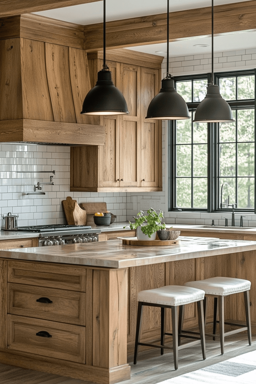 Wood Kitchen Cabinets