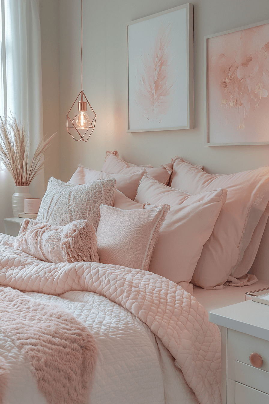 Pink Dorm Room Decor