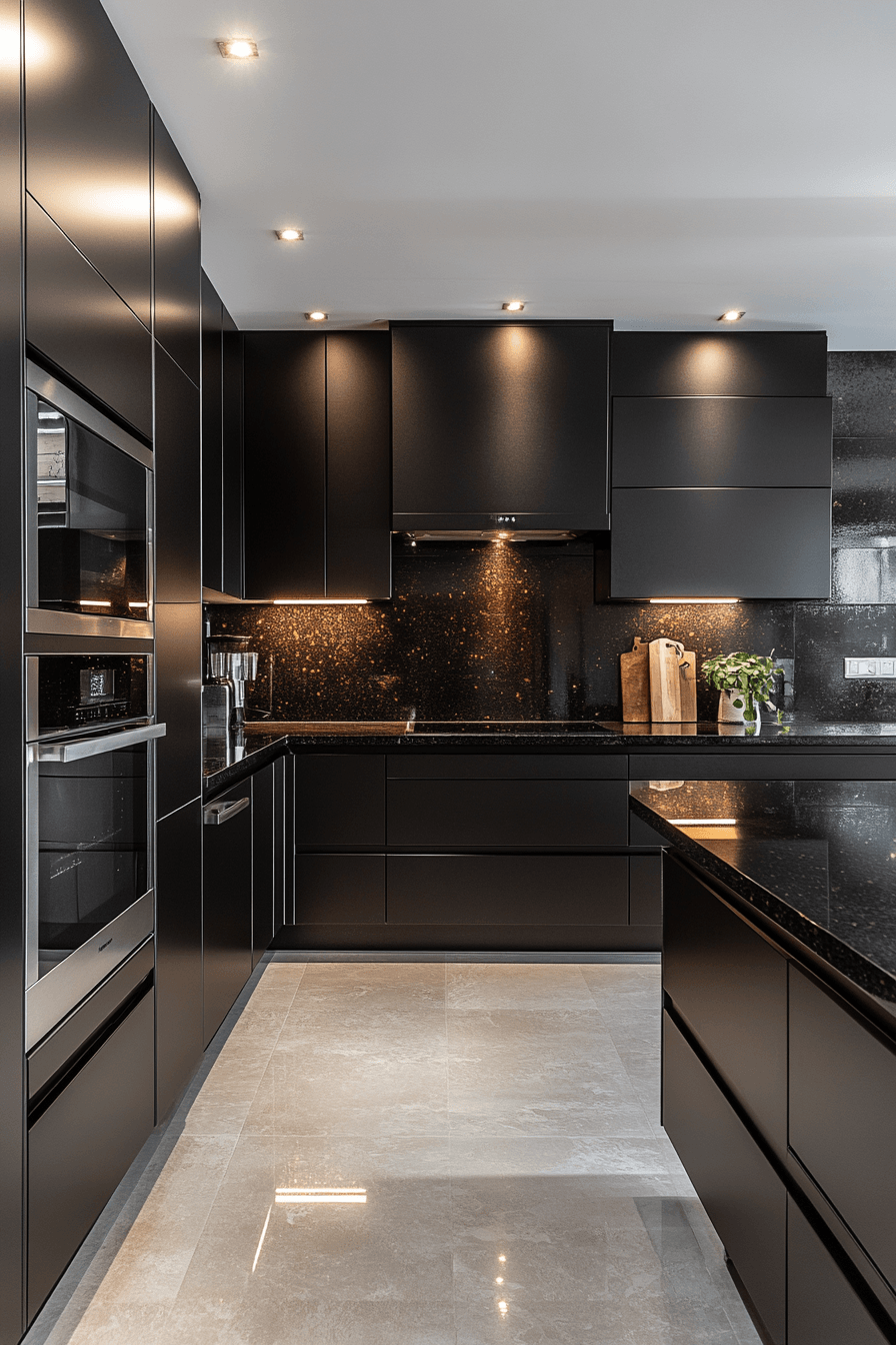 Dark Kitchen Cabinets