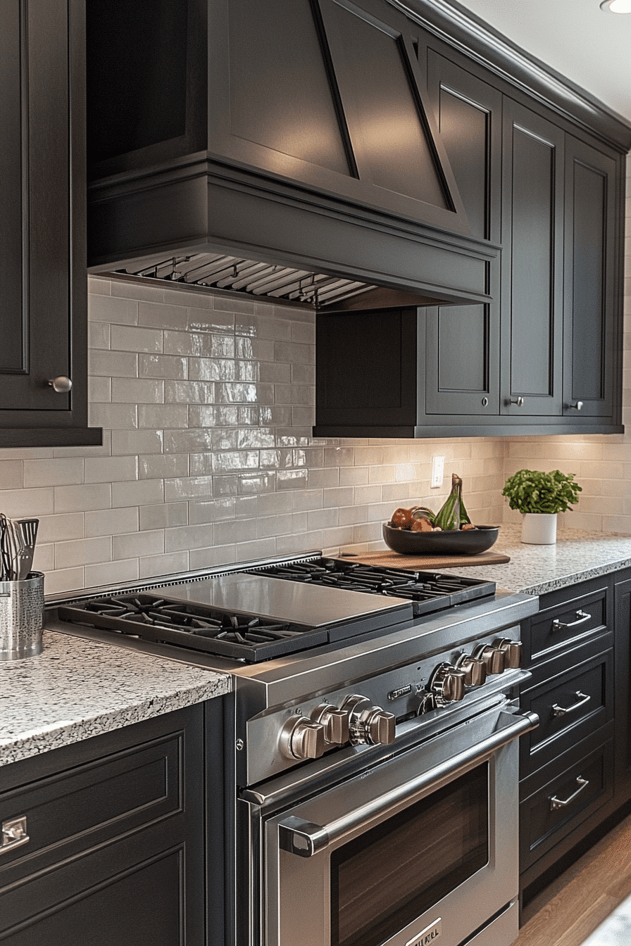Dark Kitchen Cabinets