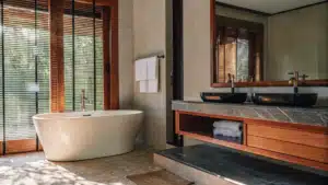 beige bathroom
