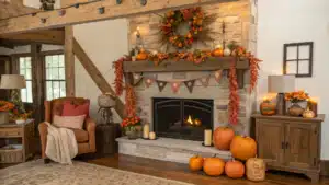 fall mantle decor