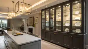 glass kitchen cabinets