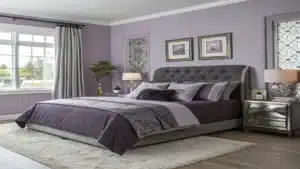 purple and gray bedroom ideas