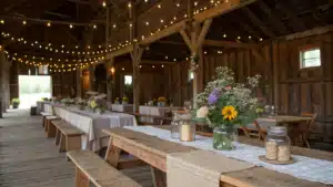 rustic wedding decor