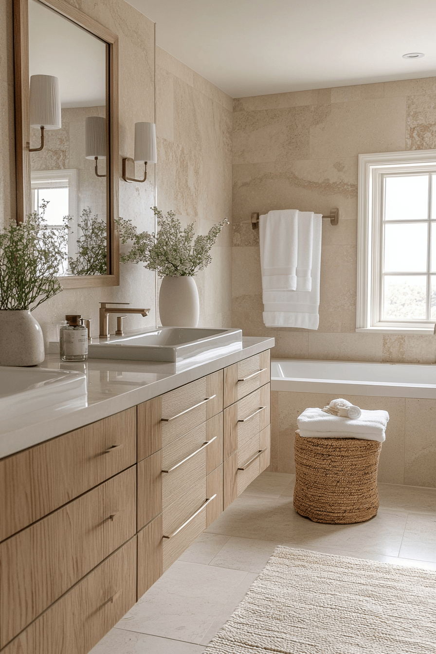 Cozy Bathrooms That Feel Like a Warm Towel Right Out of the Dryer
