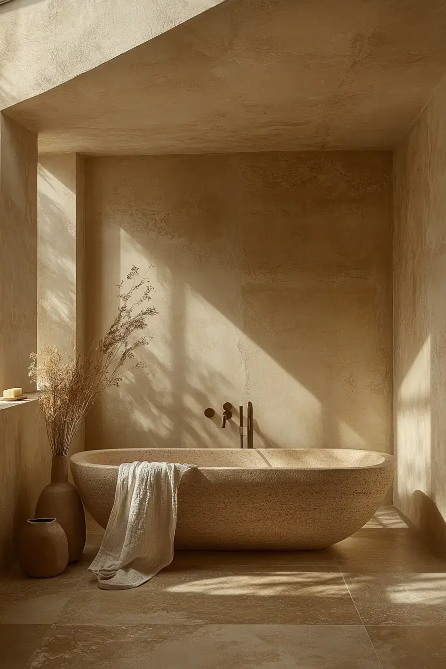 Earthy Bathroom