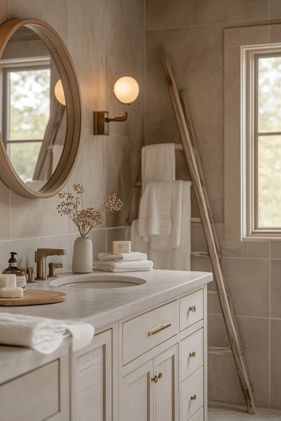 Farmhouse Bathrooms That Balance Rustic With Real Life