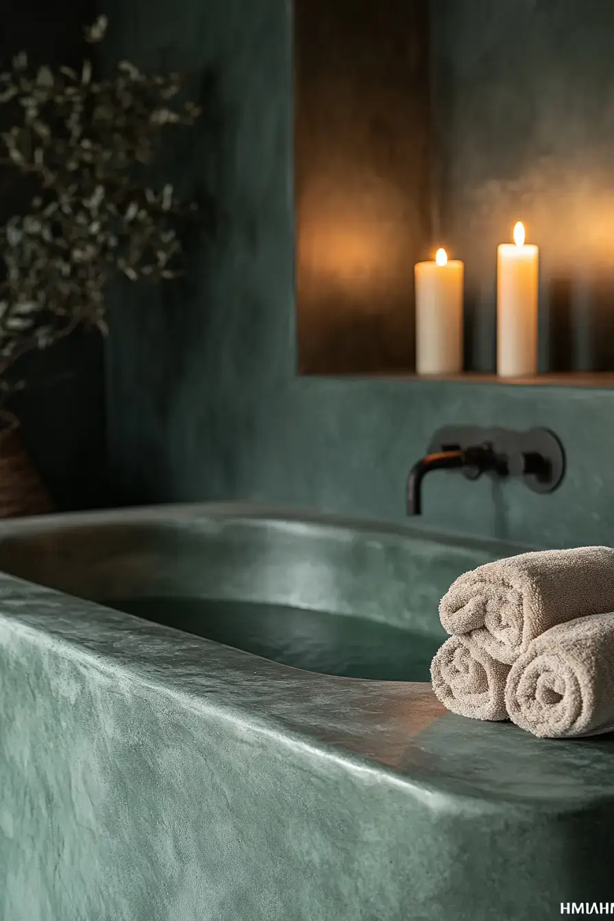 29 Dark Green Bathroom Ideas That Bring the Outdoors In