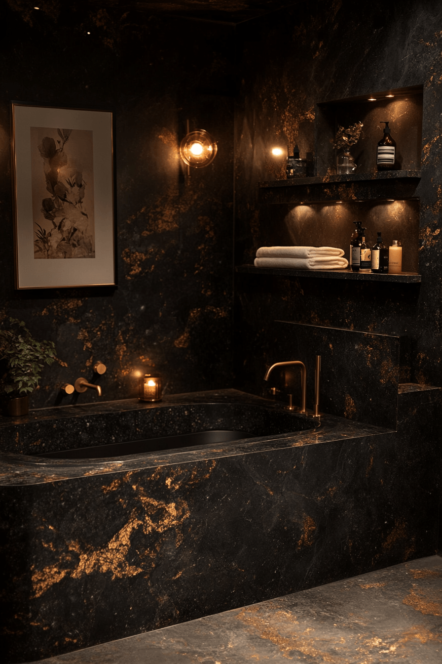Moody Bathrooms That Feel Like a Quiet Corner After a Long Day
