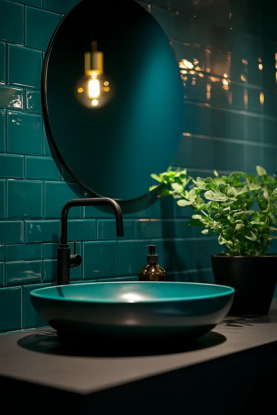 29 Dark Green Bathroom Ideas That Bring the Outdoors In