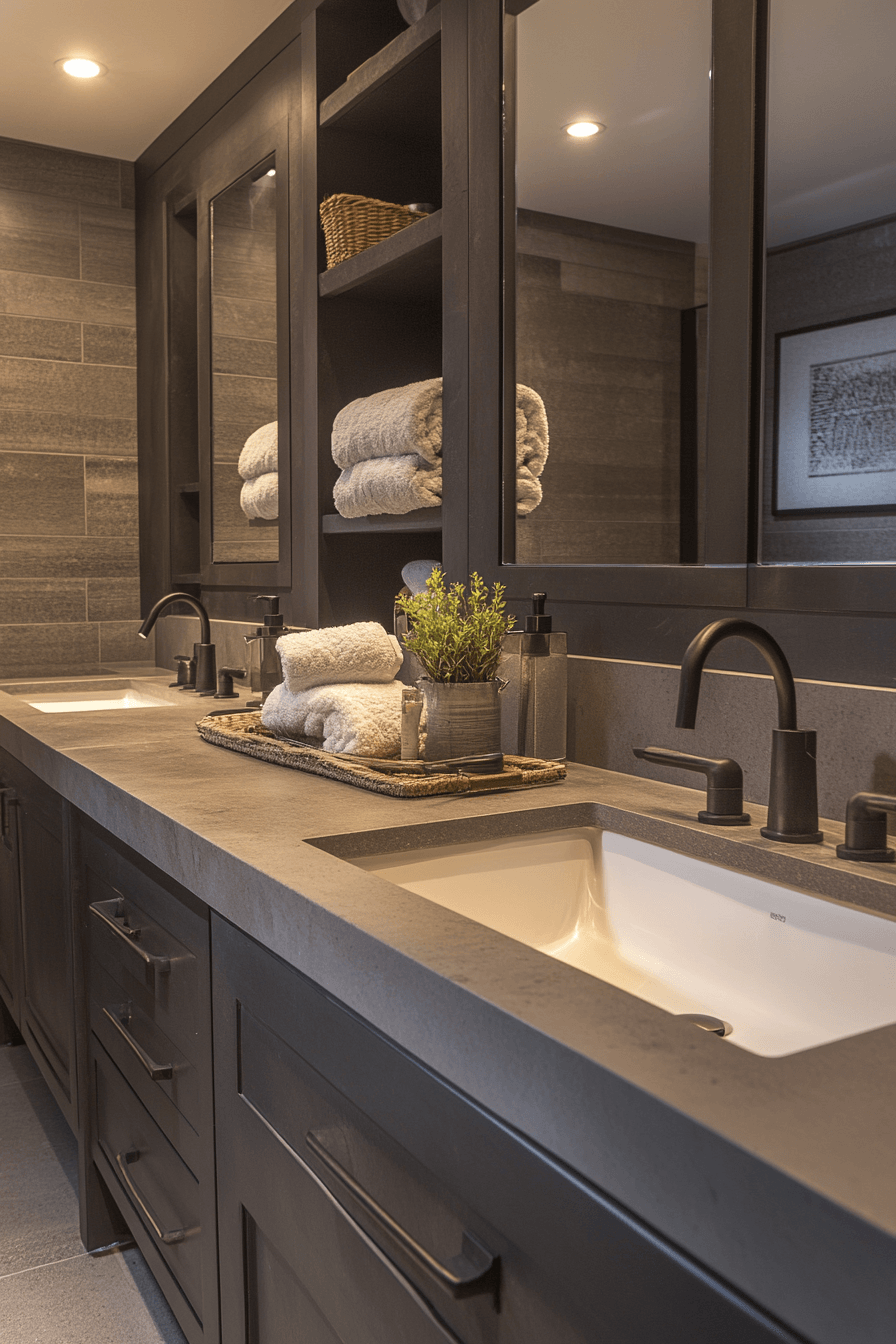 Moody Bathrooms That Feel Like a Quiet Corner After a Long Day