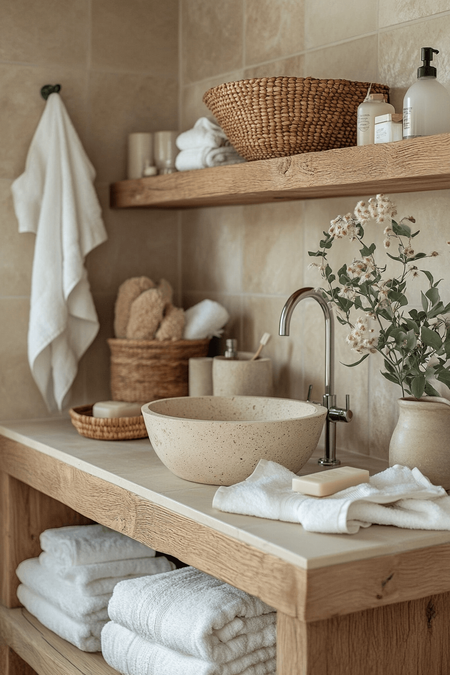 Cozy Bathrooms That Feel Like a Warm Towel Right Out of the Dryer