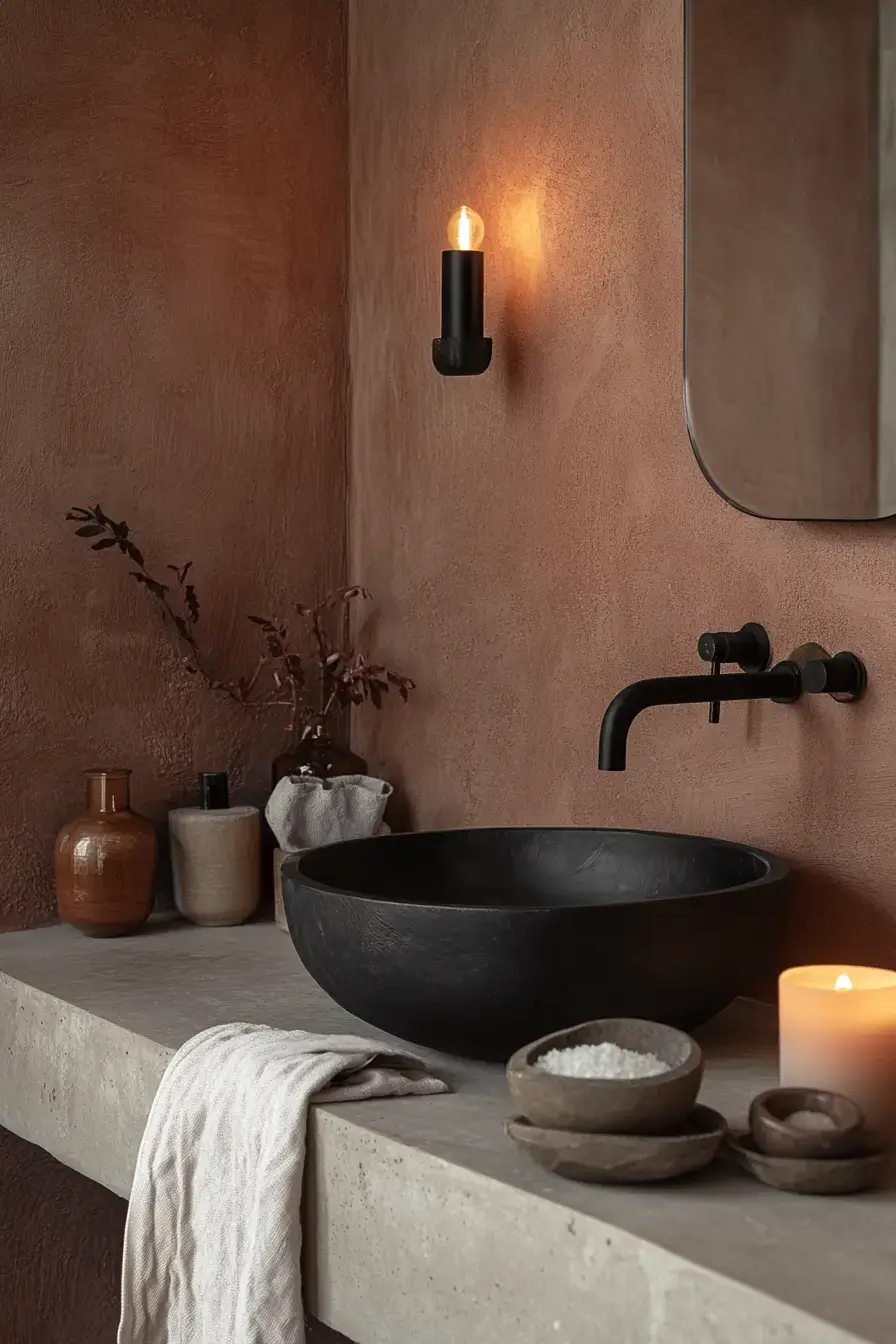 29 Terracotta Bathroom Ideas That Warm Up the Whole House 29 Terracotta Bathroom Ideas That Warm Up the Whole House