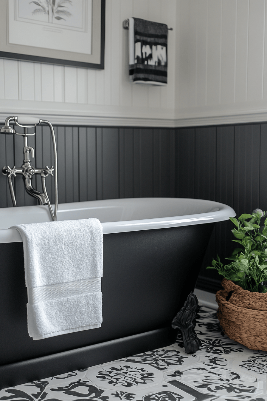 Black and White Bathrooms That Stay Interesting Without Adding Color