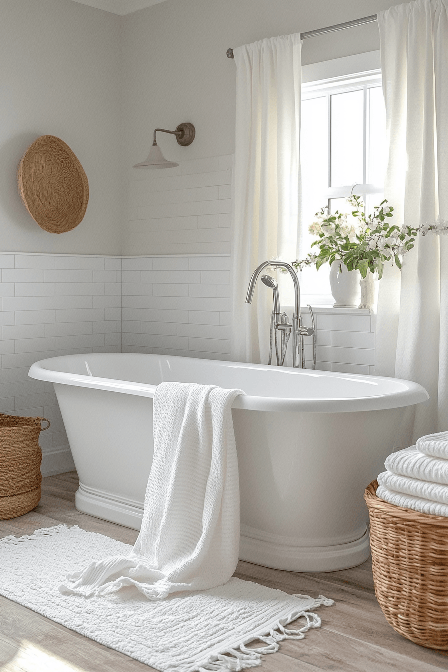 Farmhouse Bathrooms That Balance Rustic With Real Life