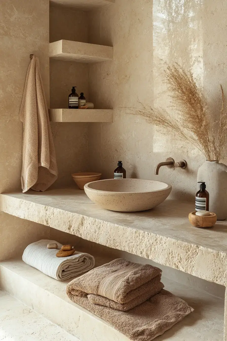 Earthy Bathroom