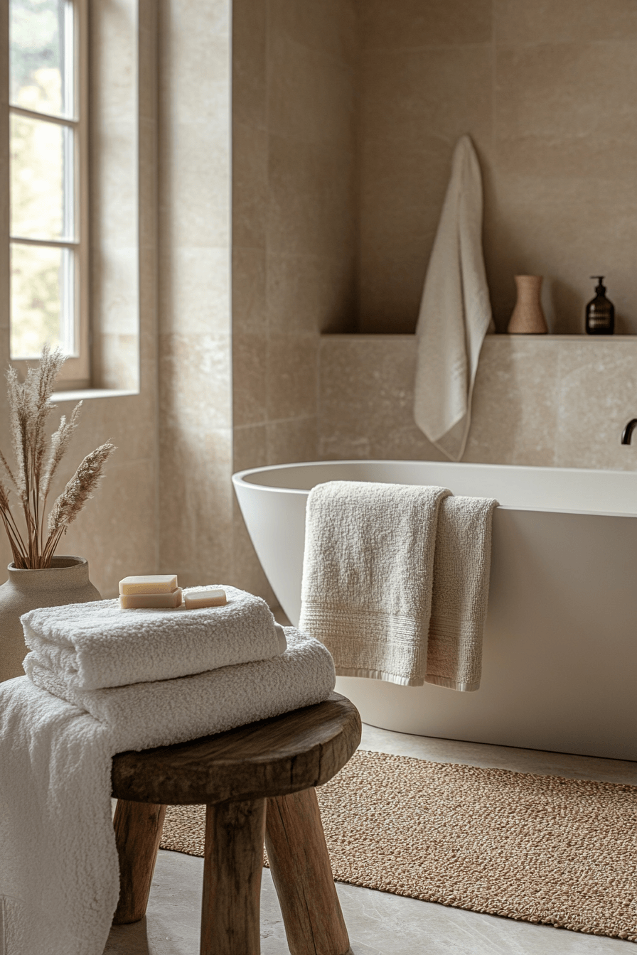 Cozy Bathrooms That Feel Like a Warm Towel Right Out of the Dryer