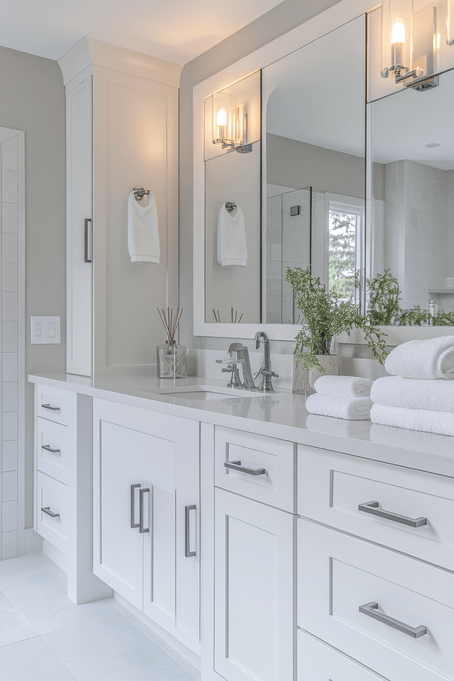 White Bathrooms That Feel Clean Without Feeling Cold