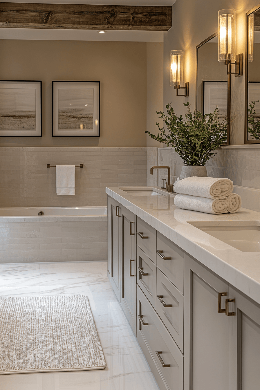 Cozy Bathrooms That Feel Like a Warm Towel Right Out of the Dryer