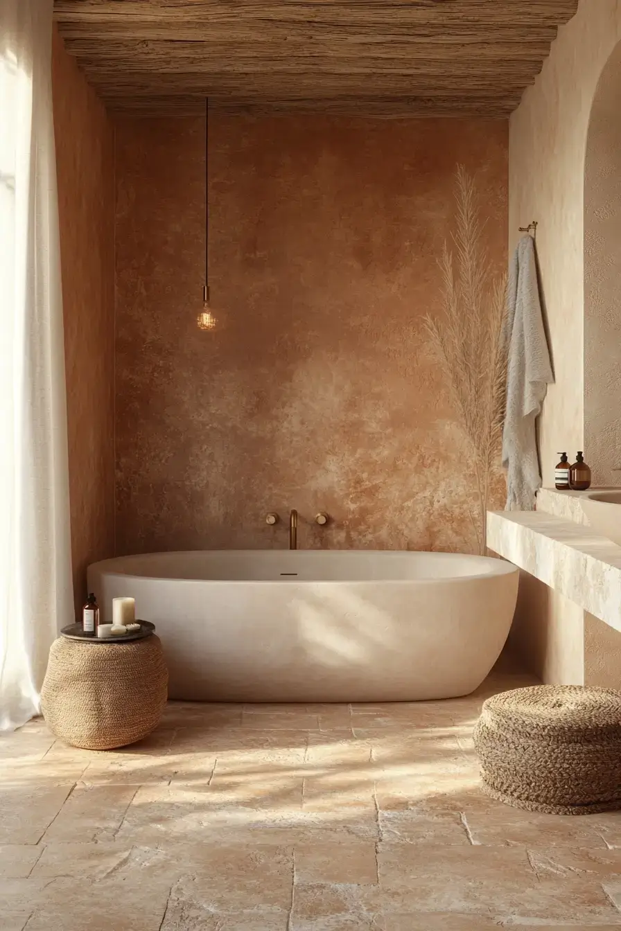 Earthy Bathroom