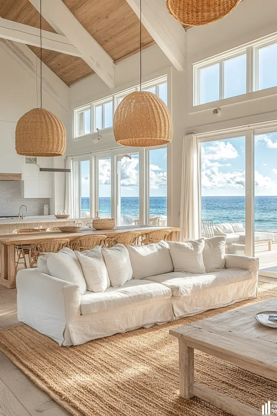 29 Beach House Interior Ideas That Smell Like Salt and Sunscreen