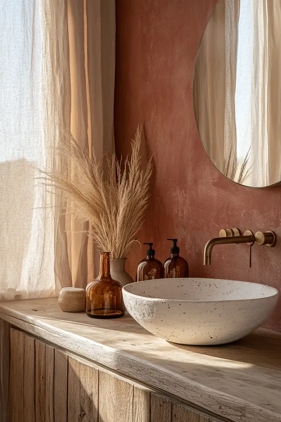 29 Terracotta Bathroom Ideas That Warm Up the Whole House 29 Terracotta Bathroom Ideas That Warm Up the Whole House